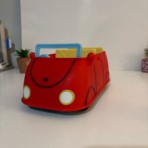 Peppa pigs red car. Does work and has batteries.